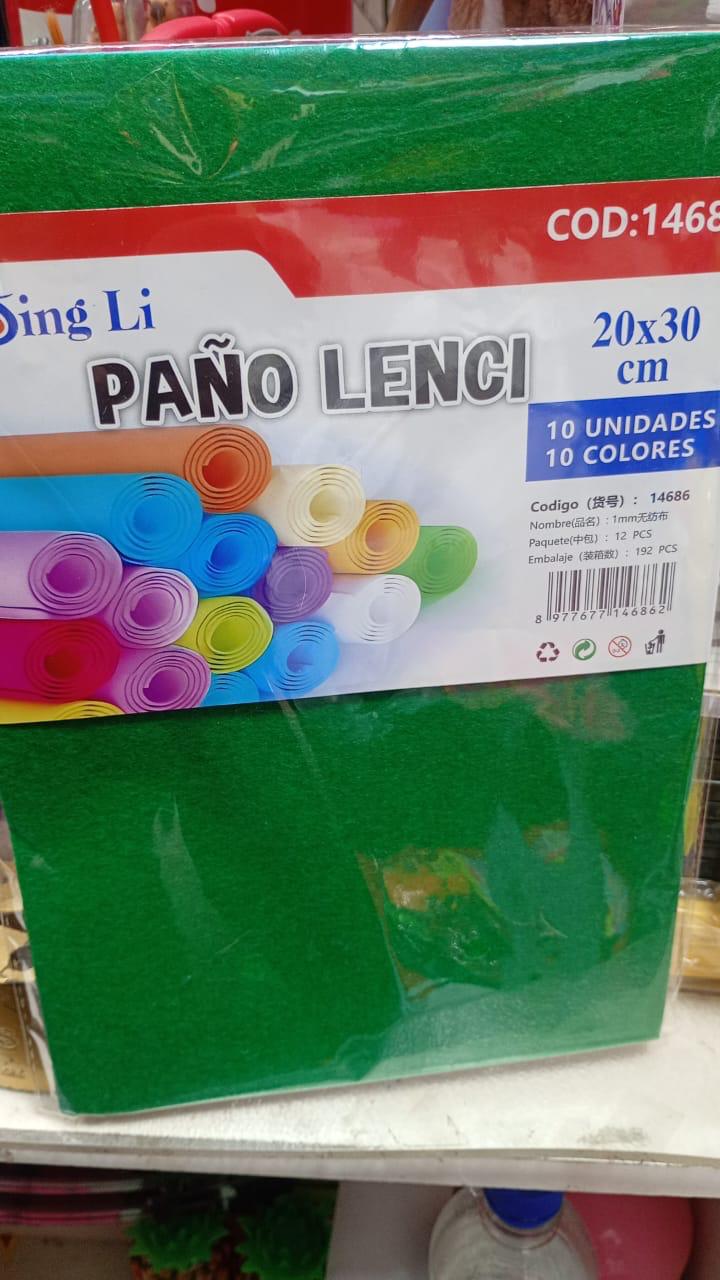 Paño Lenci 20 x 30 cm 10 colores